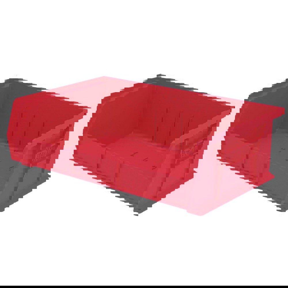 Plastic Hopper Stacking Bin: Red